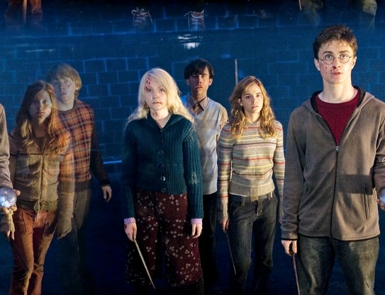 Ron, Luna, Neville, Hermione, Harry, & Ginny 12e