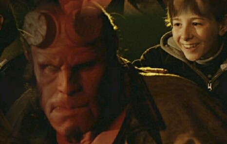 Hellboy & Young Boy 77