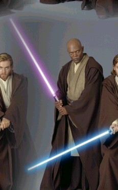 Anakin Skywalker, Obi-Wan Kenobi & Mace Windu 21e