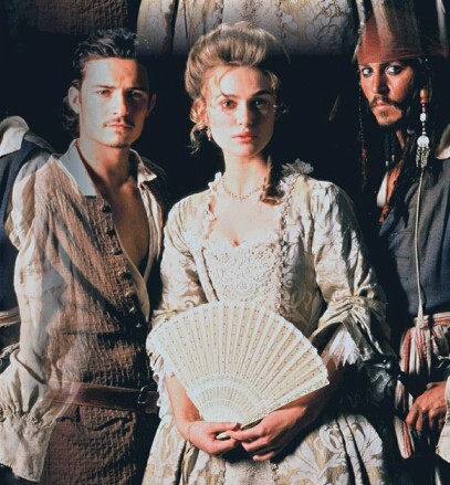 Jack Sparrow, Elizabeth Swann & Will Turner 30